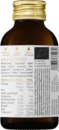 10-Tage-Trinkkur Ayurveda Wildkräuterauszug, 100 ml kruut