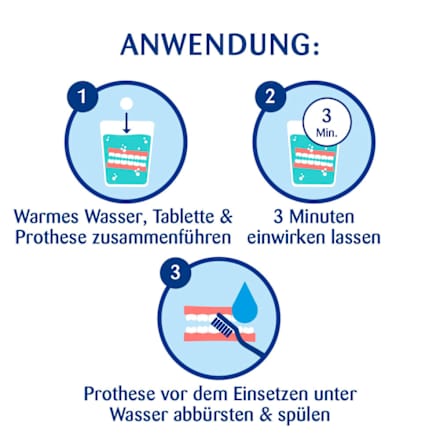 Gebissreiniger Aktiv Plus, 120 St