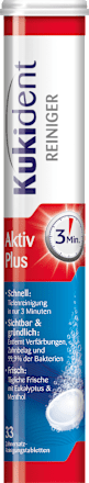 Active Plus Tandprothese Reinigingstabs, 33 stuks
