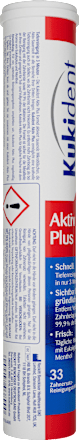 Active Plus Tandprothese Reinigingstabs, 33 stuks