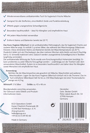 Hygiënische zilverdoek voor 150 WL, 1 st.