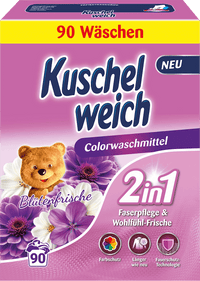 Kuschelweich Colorwaschmittel Pulver Blütenfrische, 90 Wl