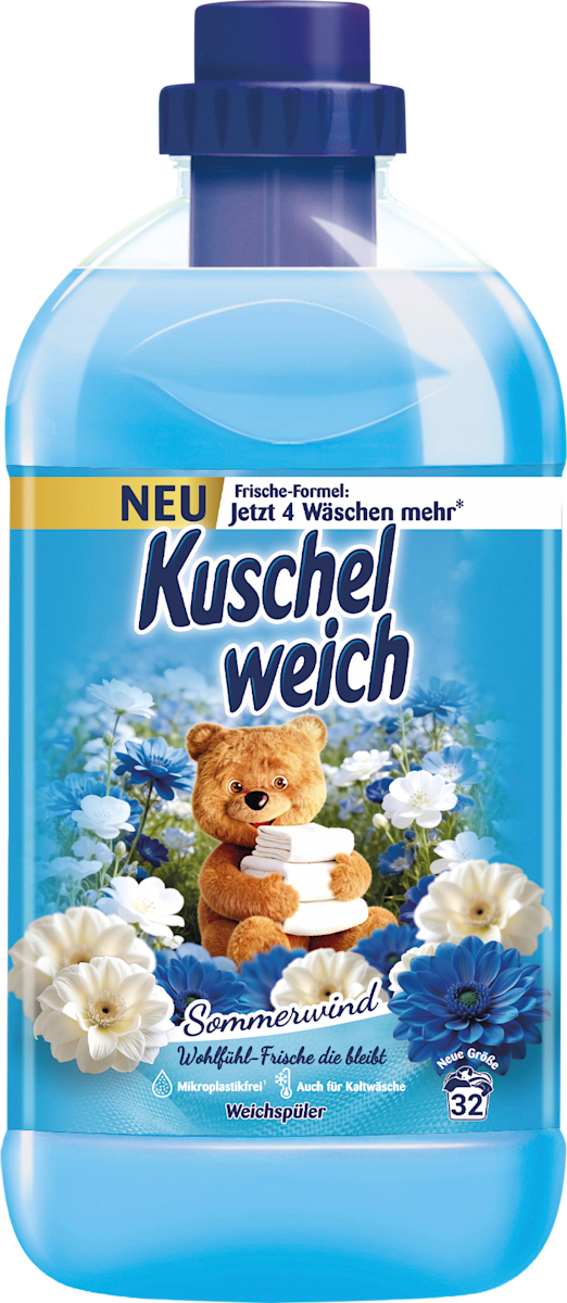 Kuschelweich Weichspüler Sommerwind 32WL, 750 ml