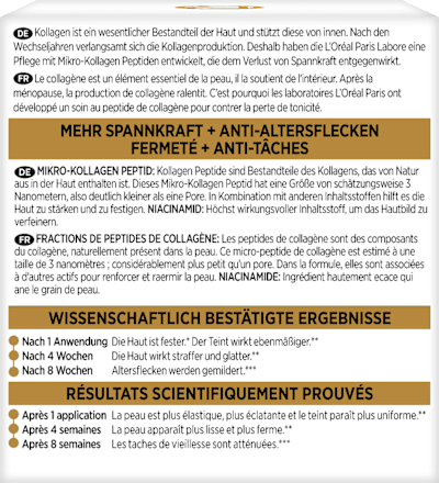 Anti-Aging Feuchtigkeitscreme mit Kollagen Peptid, Kollagen Experte, 50 ml