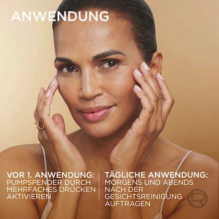 Anti-Aging Gesichtsserum Le Duo mit Kollagen Peptid, Vitamin B3 und C, 30 ml