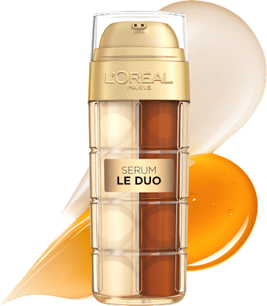 Anti-Aging Gesichtsserum Le Duo mit Kollagen Peptid, Vitamin B3 und C, 30 ml
