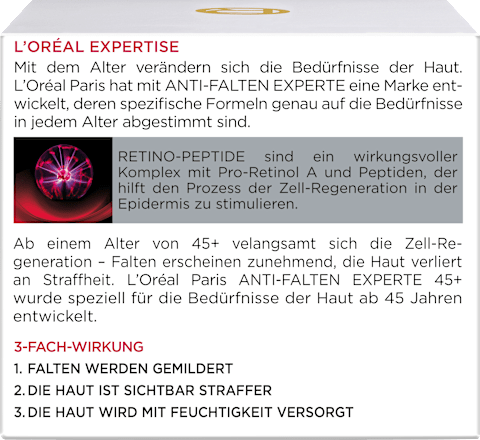 Anti-rimpel gezichtscrème Expert 45+, 50 ml