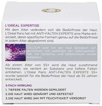 Anti-rimpel gezichtscrème Expert 55+, 50 ml