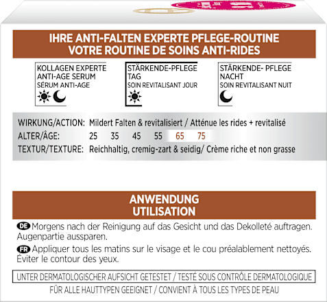 Anti-rimpel gezichtscrème Expert 65+, 50 ml
