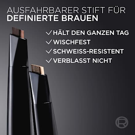 Augenbrauenstift Infaillible Brows 24h Filling Triangular 1.0 Ebony, 1 ml