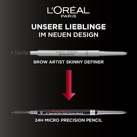 Wenkbrauwpotlood Infaillible Brows 24H Micro Precision Pencil 1.0 Ebony, 1 st.