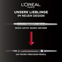 Wenkbrauwpotlood Infaillible Brows 24H Micro Precision Pencil 1.0 Ebony, 1 st.