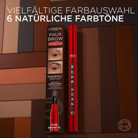 Wenkbrauwpotlood Infaillible Faux Brow Donkerbruin, 1 ml