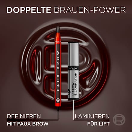 Wenkbrauwpotlood Infaillible Faux Brow Donkerbruin, 1 ml