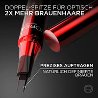 Wenkbrauwpotlood Infaillible Faux Brow Donkerbruin, 1 ml