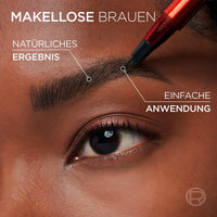 L'ORÉAL PARiS Stylo à sourcils Infaillible Faux Brow Granite, 1 ml