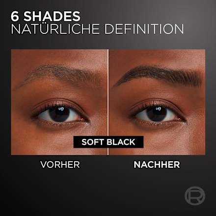 Augenbrauenstift Infaillible Faux Brow Soft Black, 1 ml