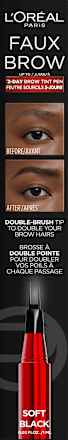 Augenbrauenstift Infaillible Faux Brow Soft Black, 1 ml
