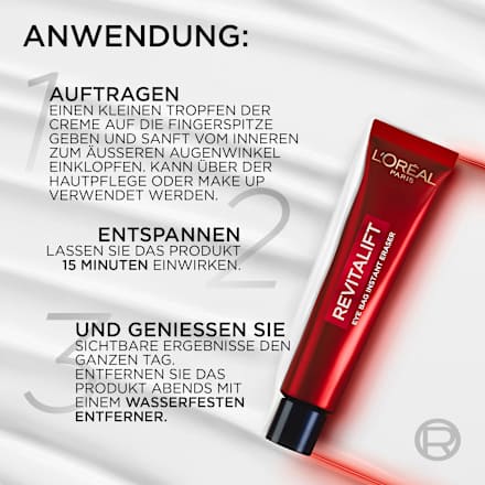 Augencreme Anti-Tränensack Laser Sofort Augenlifting, 15 ml