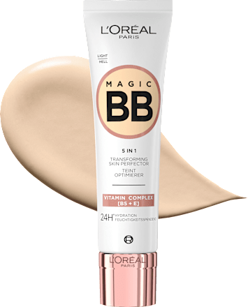 BB Cream 5in1, 24h feuchtigkeitsspendend, Hell, LSF 11, 30 ml