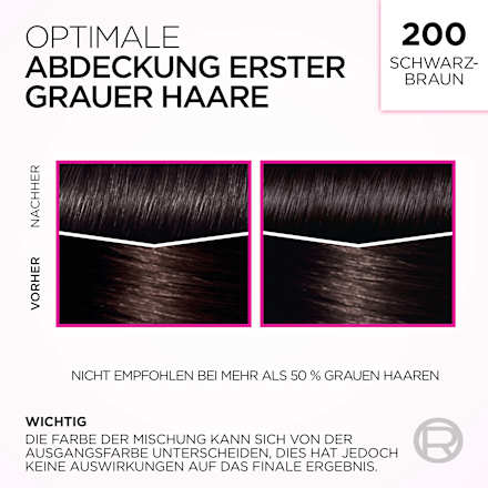 Intensieve tint 200 zwartbruin, 1 stuk