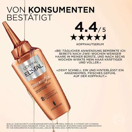 Haarserum Fiber Booster, Anti-Haarverlust, 102 ml L'ORÉAL PARiS ELVITAL