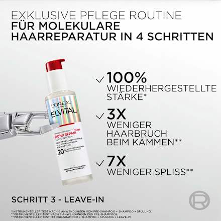 Leave-In Hair Serum Bond Repair, Anti-haarbeschadiging, 150 ml