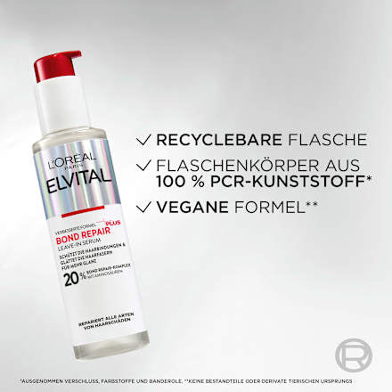 Leave-In Hair Serum Bond Repair, Anti-haarbeschadiging, 150 ml