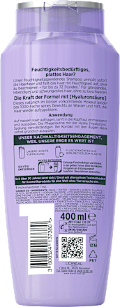 Hydra Hyaluronic Vochtinbrengende Shampoo, 400 ml