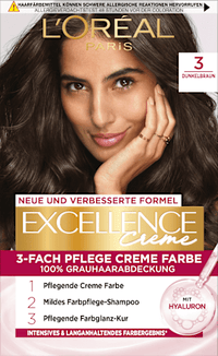 Haarkleur 3 Donkerbruin, 1 st
