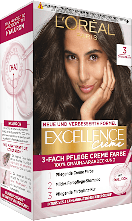 Haarfarbe 3 Dunkelbraun, 1 St