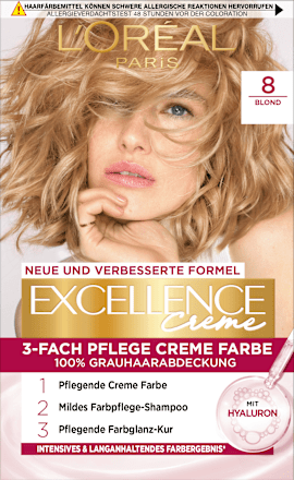 Haarkleur 8 Blond, 1 st