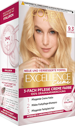 Haarkleur 9.3 Licht Goudblond, 1 stuk