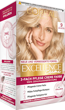 Haarkleur 9 Lichtblond, 1 stuk