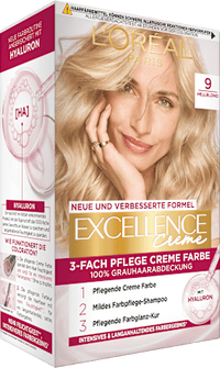 Haarkleur 9 Lichtblond, 1 stuk