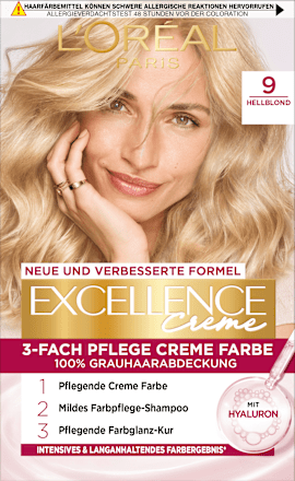 Haarkleur 9 Lichtblond, 1 stuk