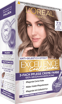 Haarkleur Cool Crème 7.11 Medium Blond, 1 st