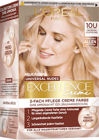 Haarkleur Nude 10U lichtblond, 1 stuk