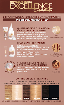 Haarkleur Nude 10U lichtblond, 1 stuk