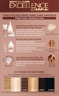 Haarkleur Nude 10U lichtblond, 1 stuk