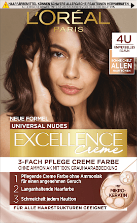 Haarkleur Nude 4U Universeel Medium Bruin, 1 st