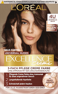 Haarkleur Nude 4U Universeel Medium Bruin, 1 st