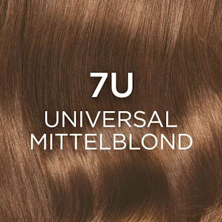 Haarkleur Nude 7U Medium Blond, 1 st