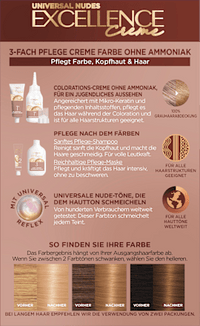 Haarfarbe Nude 8U Hellblond, 1 St L'ORÉAL PARiS EXCELLENCE Creme