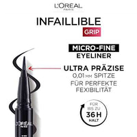 Eyeliner Infaillible 36H Micro 01 Obsidian, 0,4 g L'ORÉAL PARiS