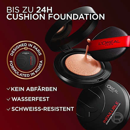Foundation Infaillible 24H Fresh Wear Cushion 260 Warm, 11g, 11 g