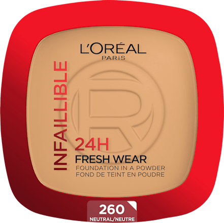 Foundation Puder Infaillible 24H Fresh Wear 260 Golden Sun, 9 g