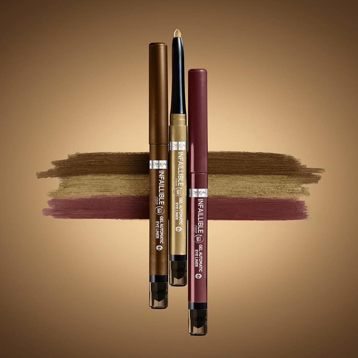 L'ORÉAL PARiS Gel Eyeliner Infaillible Automatic Grip 13 Bordeaux, 1 St
