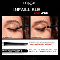 Gel Eyeliner Infallible Automatic Grip 03Taupe Grey, 1 st