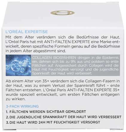 Gesichtscreme Anti Falten Experte 35+, 50 ml